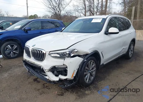2019 BMW X3 xDrive30I z USA, uszkodzony, nr VIN 5UXTR9C59KLR05089